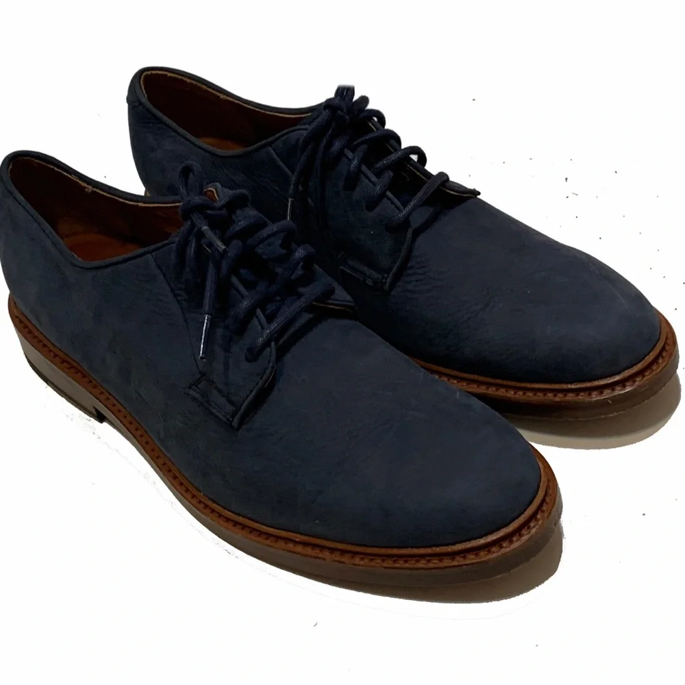 9 / Fry oxford Men's Navy Lace-Up Shoes